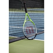 Wilson Blade Feel RXT 105 Adult Recreational Tennis Racket - Green/Grey, Grip Size 3 - 4 3/8