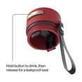 thumbnail image 3 of Contigo 16 oz Stainless Steel Water Bottle, Leak-Proof, Hot & Cold Insulated, Travel, Gym & Office Friendly, Carry Strap, Red/Champagne, 3 of 7