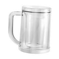 thumbnail image 2 of DOLITY Tasses à Bière pour Congélateur Accessoires de Bar Lait Verres à Bière Surgelés à Double Paroi, 2 of 9