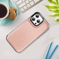 thumbnail image 3 of KOMI pour iPhone 16 Pro Max Étui Mural avec Porte-Cartes, Cuir PU Premium Support Fentes pour Cartes Protection Antichoc Robuste Étui à Rabat pour Apple iPhone 16 Pro Max 6.9 Pouces, Or Rose, 3 of 5