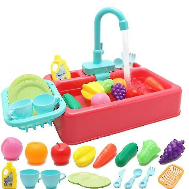 Change Kitchen Sink Toys, Children's Electric Dishwashers, Play With
