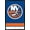 Black Framed Version, variant on NHL New York Islanders - Logo 21 Wall Poster, 22.375" x 34"