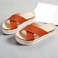 thumbnail image 5 of sckarle New Hemp Rope Thick-soled Women's Sandals Outer Wear Casual Sandals And Slippers Women, 5 of 8