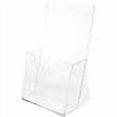 thumbnail image 3 of Plymor Clear Acrylic Tri-Fold Paper/Brochure Literature Holder (for Countertop), Fits 4" Wide Items, 3 of 3