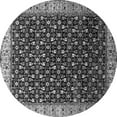 thumbnail image 1 of Ahgly Company Indoor Round Oriental Gray Industrial Area Rugs, 8' Round, 1 of 4