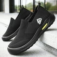 thumbnail image 6 of Men's Cloth Shoes New Breathable Not Stinky Feet Mesh Shoes One Foot Stirrup Lazy Shoes Soft Bottom Casual Shoes Shose, 6 of 8