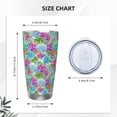 thumbnail image 4 of KLL Succulents Print 40oz Stainless Steel Insulated Car Cup with Spillproof Lid - Keep Your Drink Hot or Cold on the Go-Straw Three-piece Set, 4 of 8
