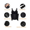 thumbnail image 5 of FANNYC Women Waist Trainer Corset Hot Sweat Vest Weight Loss Body Shaper Workout Tank Tops Tummy Slimming Fat Burner Sauna Suit -Zip&Hook &Steel Bone, 5 of 8