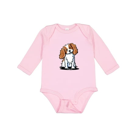

Inktastic KC Cavalier Spaniel Gift Baby Boy or Baby Girl Long Sleeve Bodysuit