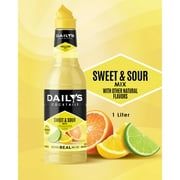 Daily's Sweet and Sour Cocktail Mix, 1 Liter Bottle