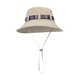 thumbnail image 4 of Sombrero tipo pescador con ala ancha ajustable para protección solar, ideal para acampar, para hombres y mujeres, y para pescar. Beige, 4 of 9