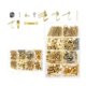 thumbnail image 1 of Gancho para marcos de fotos, kit de 260 piezas para colgar cuadros, con tornillos, clavos, anilla en D y cáncamo, ganchos con dientes de sierra, cable de acero, ganchos para marcos de fotos, 1 of 5