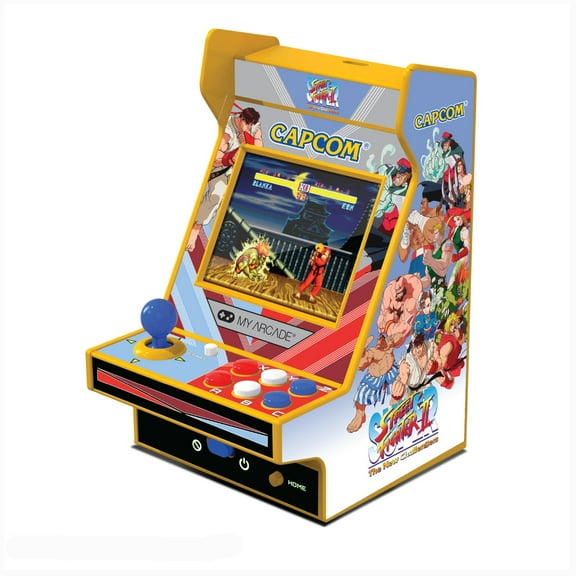 Arcade Retro 4.8 Super Street Fighter II 2 Juegos En 1 Naranja My Arcade