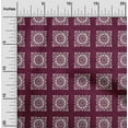 thumbnail image 2 of oneOone Georgette Viscose Dark Magenta Fabric Block Diy Clothing Quilting Fabric Print Fabric By Yard 42 Inch Wide, 2 of 6