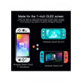 thumbnail image 5 of SJet Nintendo Switch OLED Screen Protector 2-Pack, Tempered Glass for 7-Inch Switch OLED , 9H Anti-Scratch, 0.33mm Ultra-Thin HD Clear, Rounded Edge, Bubble-Free Easy Install, 5 of 6