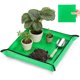 thumbnail image 1 of Alfombrilla para trasplante de plantas en interiores y control de desorden, súper gruesa, impermeable, plegable para macetas, suculentas, podas, mezcla de suelos, regalos de jardinería, 1 of 4