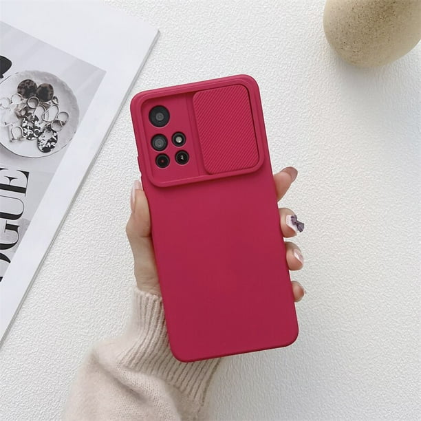 Funda protectora de silicona para cámara deslizante para Xiaomi Redmi Note 11 10 12 Pro Max 12C 9 9T Poco X5 X3 NFC M4, funda a prueba de golpes Tan Jianjun unisex
