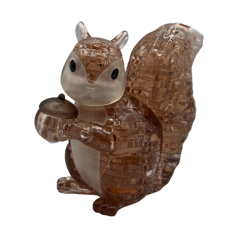 Original 3D Crystal Squirrel Puzzle, 55 Pieces photo 3
