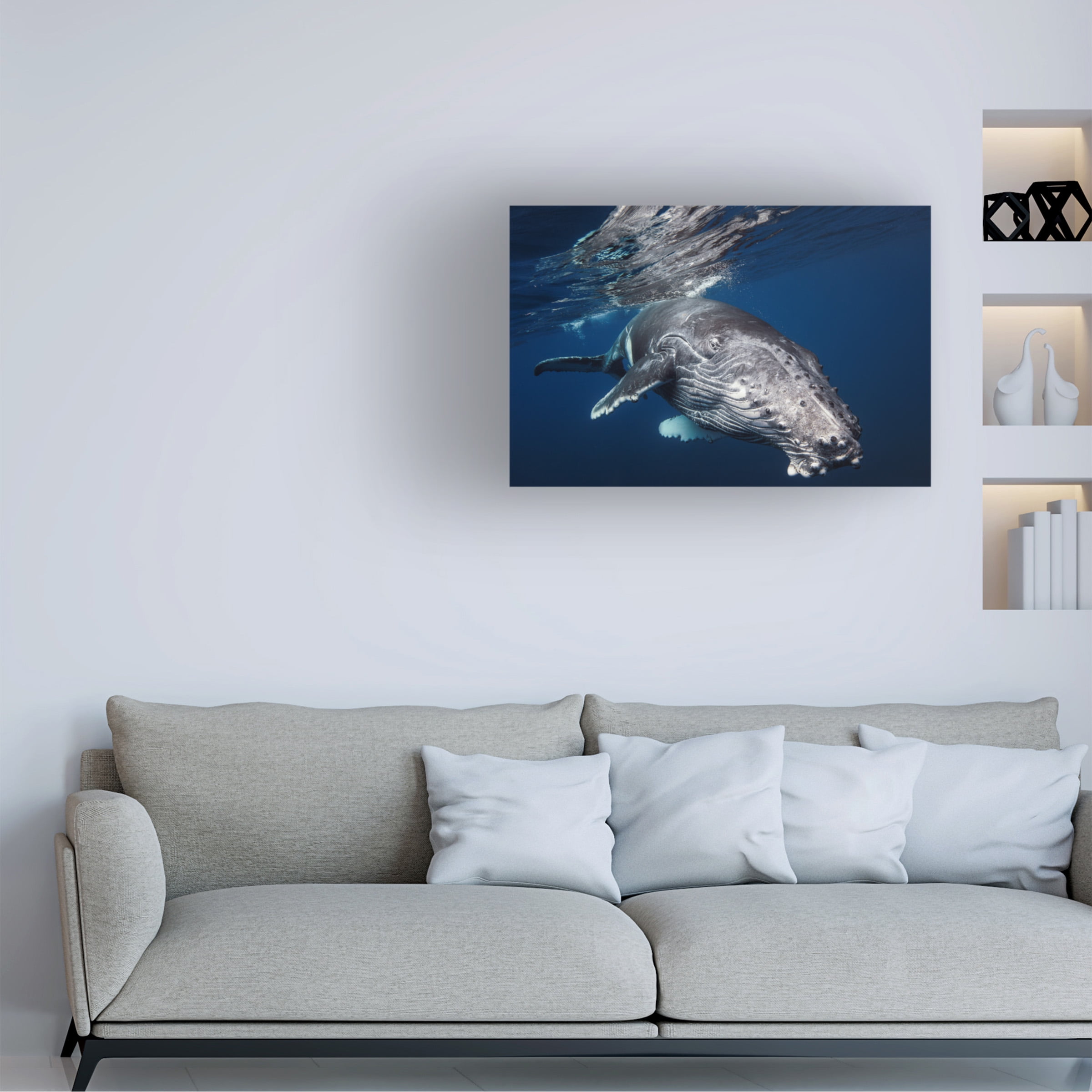Barathieu Gabriel 'Humpback Whale' Canvas Art