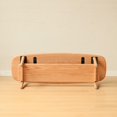 thumbnail image 6 of Center Table Low Table 100% Solid Wood Top Plate Desk Coffee Table Width 120 X Depth 40 X Height 42 Cm Study Desk Work from Home Easy To Assemble Wood with Storage Shelf, Writing Desk (Oak), 6 of 11