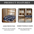 thumbnail image 5 of SEANATIVE Dragonfly Chair Covers for Dining Chairs Stretch Chair Seat Covers Set of 2 Chair Slip Covers with Elastic Bottom Dining Stool Covers for Dining Room Kitchen Chairs Home Decor, 5 of 7