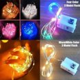 thumbnail image 3 of 10pcs LED String Lights Atmosphere Small Colored Light Battery Powered Fairy Lights For Christmas Outdoor Room Festival Decor, 3 of 5