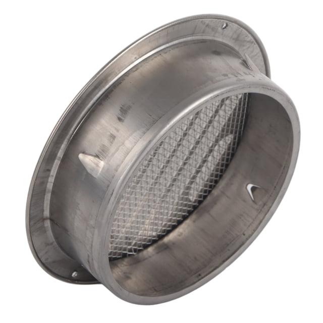 Évent d'Air Rond, Grille de Ventilation en Acier Inoxydable avec Extracteur Externe pour Salle de Bain Bureau Maison