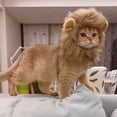 thumbnail image 6 of Mosey Cute Lion Style Dog Cat Hat Super Soft Breathable Friendly to Skin Lightweight Novelty Pet Hat Headwear Photography Prop, 6 of 7