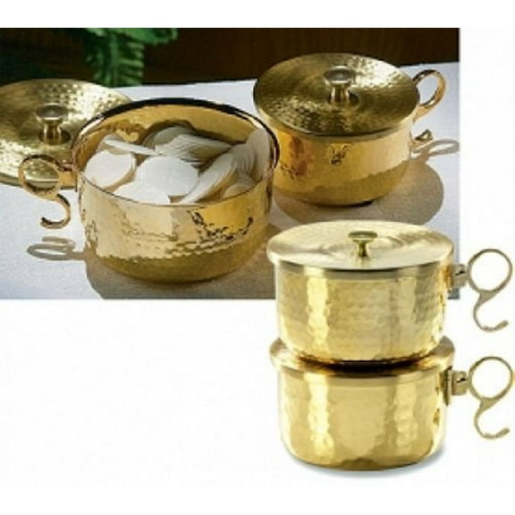 600 Host Brass Stacking Ciborium with Lid