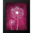 thumbnail image 2 of Robinson, Tamara 12x14 Black Modern Framed Museum Art Print Titled - Grunge Dandelion, 2 of 5