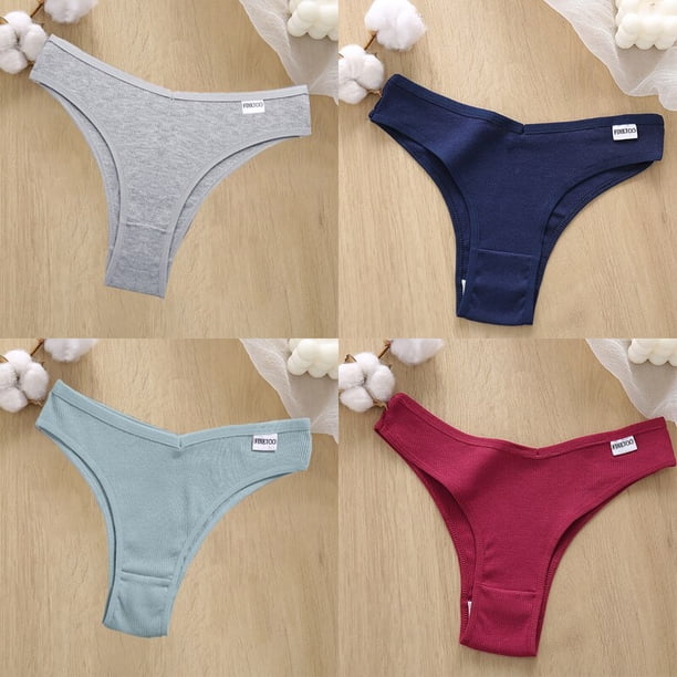 unids/set bragas de algodón bragas de mujer FINETOO Sexy calzoncillos femeninos ropa interior de cintura baja mujeres Pantys Lencería M-XL Deng Xun unisex