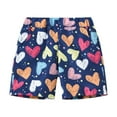 thumbnail image 2 of PINQI Summer Short Pants for Kids Boys Girls Summer Leisure Vacation Cute Cartoon Printing Beach Pants Fashion Sports Shorts, 2 of 8