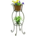 thumbnail image 2 of Deer Park D68 PL216X 16 In. Metal Tall Round Wave Planter, 2 of 2