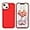 RN065-Bright Red, variant on iPhone 13 Case,Phone Case for iPhone 13, Slim Fit Liquid Silicone Soft Gel Rubber Lightweight Microfiber Lining Shockproof Anti-Scratch Protective Phone Cover for iPhone 13 6.1'', Clover Green
