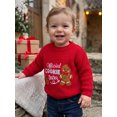 thumbnail image 3 of Cjfdfy Toddler Baby Boy Girl Christmas Sweater Gingerbread Christmas Lights Embroidery Long Sleeve Knitted Tops Kids Cute My Christmas Fall Winter Outfit 6M-4Y, 3 of 9