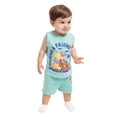 thumbnail image 4 of Winnie the Pooh Baby Boys Sleeveless Graphic Tank Top and Shorts Set, 2-Piece, Sizes 0/3M-24M, 4 of 8