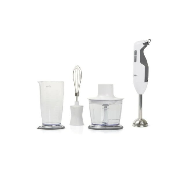 Batidora de INMERSION Oster FPSTHB2615W-013 250W con VASO y TAZON BLANCO/GRIS