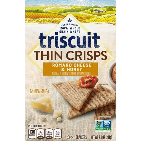 UPC 044000055707 product image for Nabisco Triscuit Romano Cheese & Honey Thin Crisps Crackers, 7.1 Oz. | upcitemdb.com