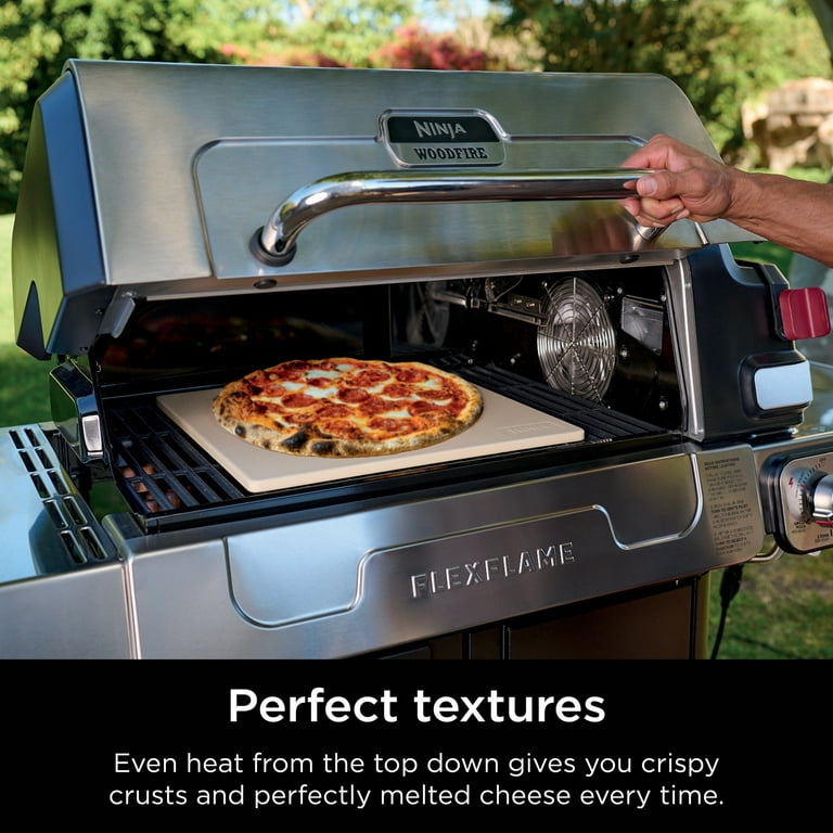 Ninja FlexFlame‚Ñ¢ 16'' Pizza Stone for Baking, Even Heat, Durable