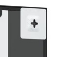 thumbnail image 4 of vidaXL Miroir Mural Noir 60x100 cm Rectangle Fer, 4 of 5