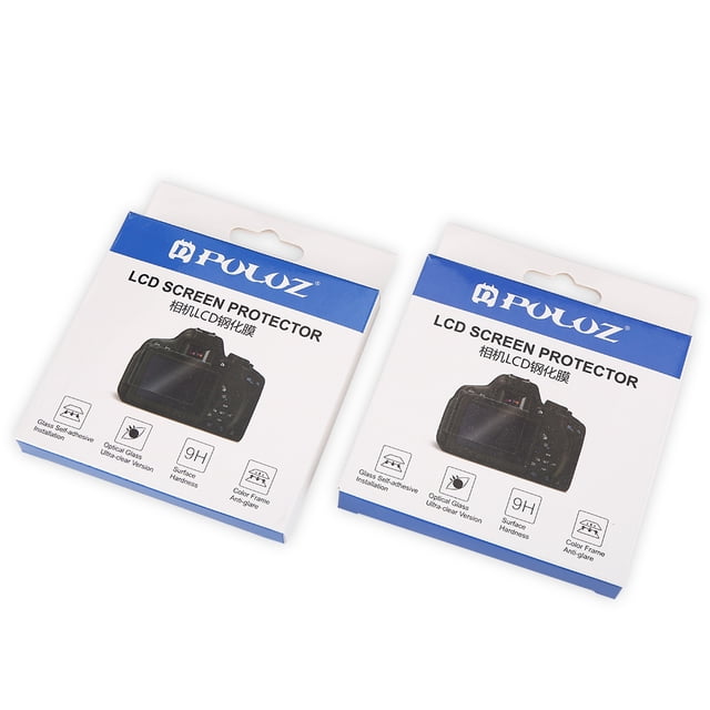 Protector de Pantalla Antiestático Antipolvo de Vidrio Templado HD de 2 Piezas para Cámaras ANGGREK Otros