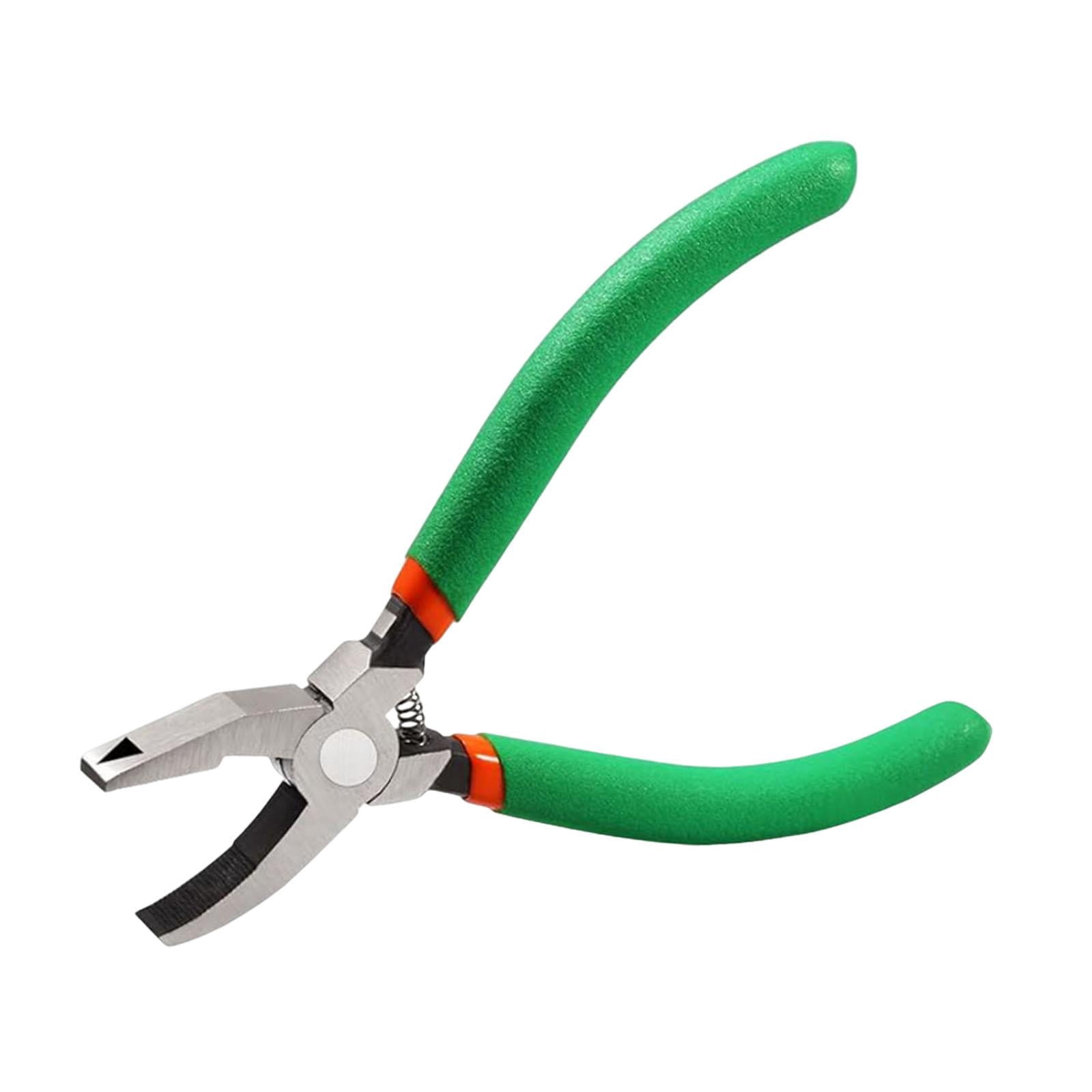 FVDPWYE Glass Cutter Tool Glass Breaking Pliers Ergonomic Handle Heavy Duty Breaker Tile 6inch
