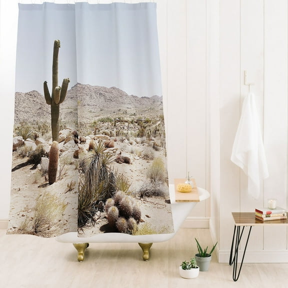 Society6 Almostmakesperfect Joshua Tree 2 Shower Curtain 71" x 74"