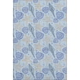 thumbnail image 2 of Addison Rugs Mayfield Washable Coastal Shells Blue Rectangle Rug, 3' x 5', 2 of 6