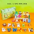 thumbnail image 7 of HI-REEKE Letter Building Block Set Animal Letters Building Kit Plastic Toy Gift for Kid Multicolor, 7 of 7