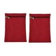 thumbnail image 1 of 2 piezas de bolsillo para coser con cremallera, bolsillos interiores para abrigos, porta pasaporte práctico Rojo, 1 of 7