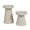 Grey, variant on Main + Mesa Stoneware Pillar & Taper Candle Holders, Set of 2