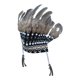 thumbnail image 4 of Disfraz de diadema de plumas, disfraz elegante para mascarada, fiesta, Halloween Gris, 4 of 9
