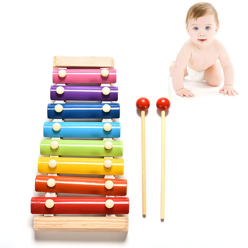 Baby 8 Note Xylophone Musical Toys Cute Penguin Shape Wisdom Development Toy W 