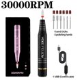 thumbnail image 1 of Máquina de manicura eléctrica de 35000RPM, taladro de uñas USB para esmalte de uñas en Gel acrílico, limas de uñas profesionales, herramienta de salón Tan Jianjun unisex, 1 of 2